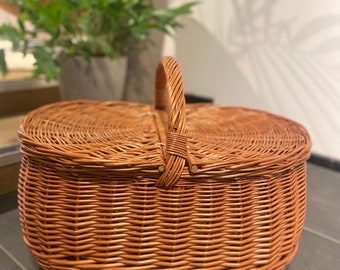 Picnic Hamper Wicker Basket