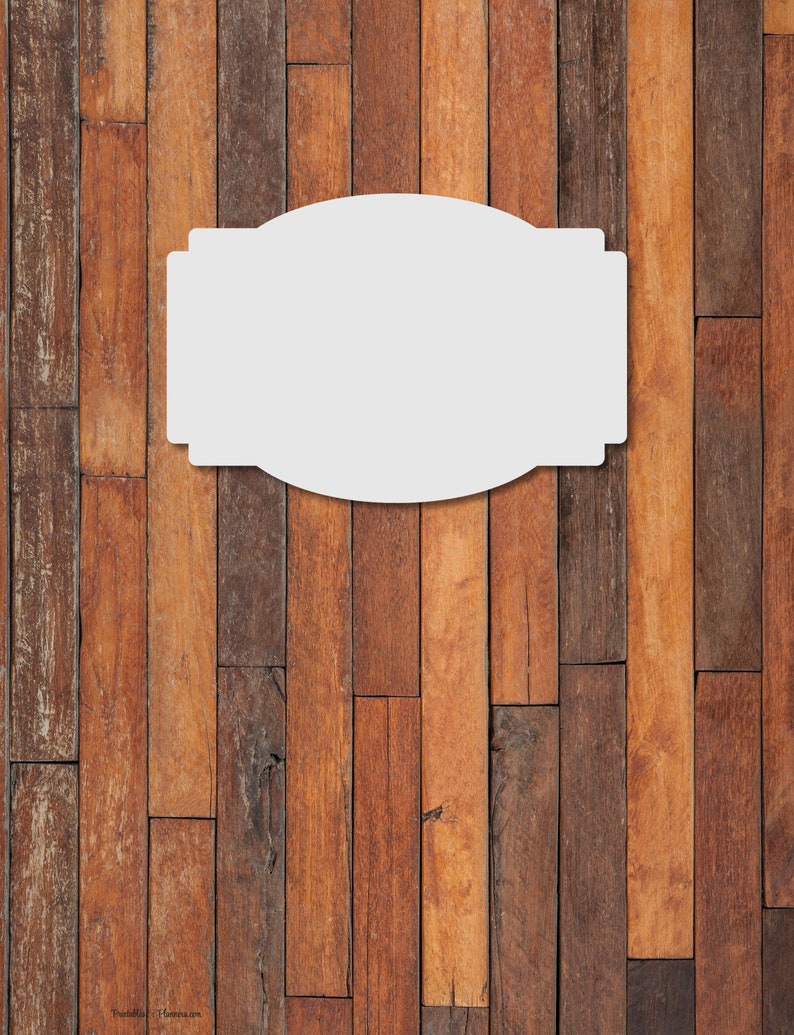 Wood Printable Binder Covers, Notebook Covers, Binder Cover Inserts