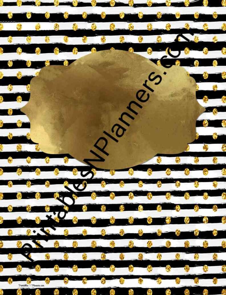 Shabby Chic Printable Binder Covers With Gold Labels Notebook Covers ...