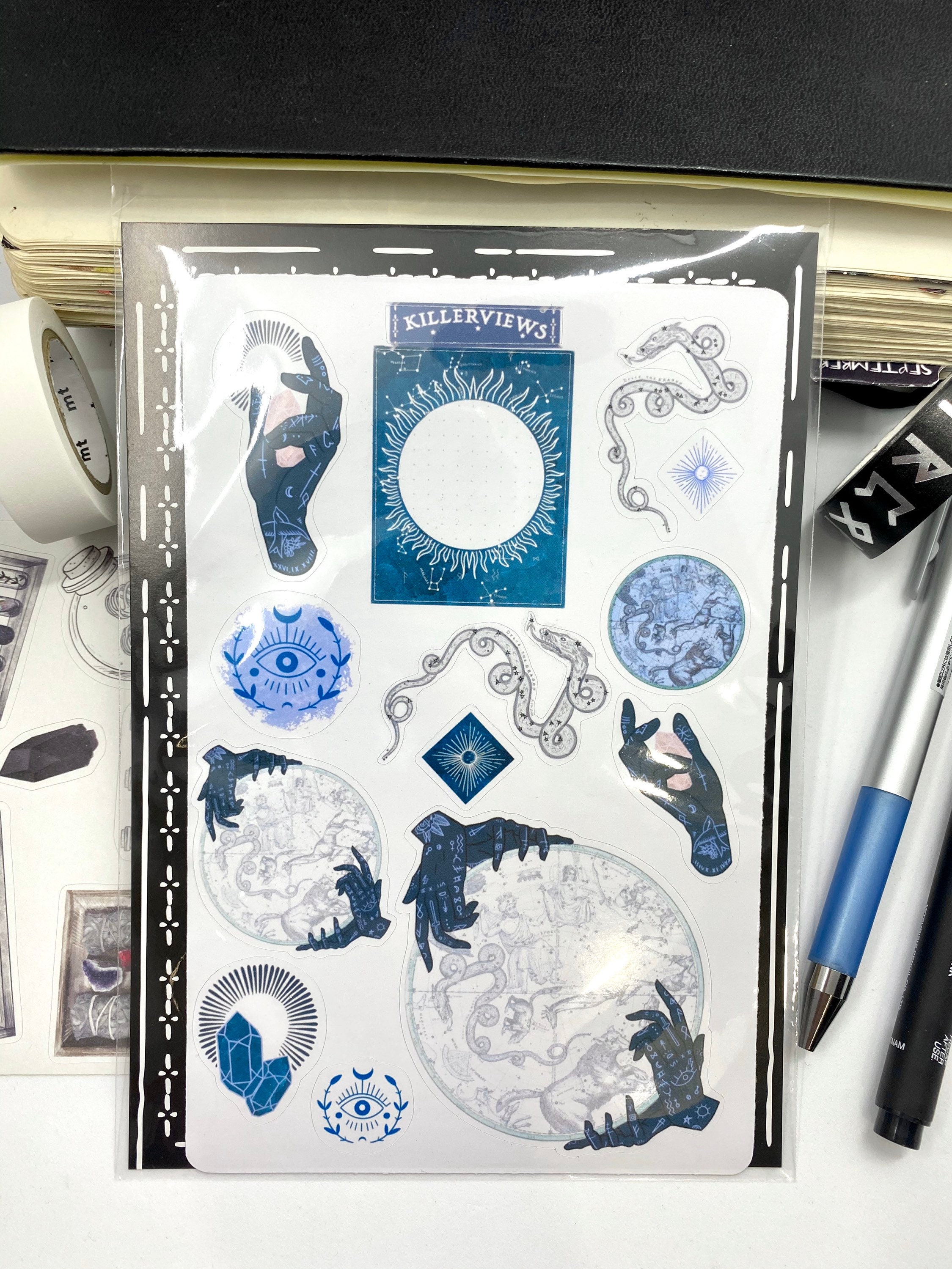 Astrology Themed Bullet Journal Sticker Set