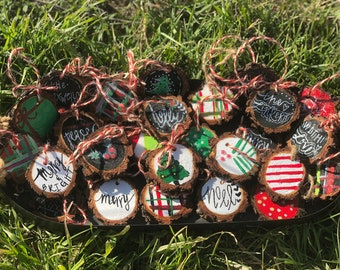 Wood Slice Ornaments