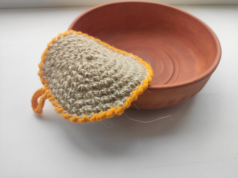 Eco Friendly Crochet Washclothes Crocheted Jute Dishcloth Zero Etsy