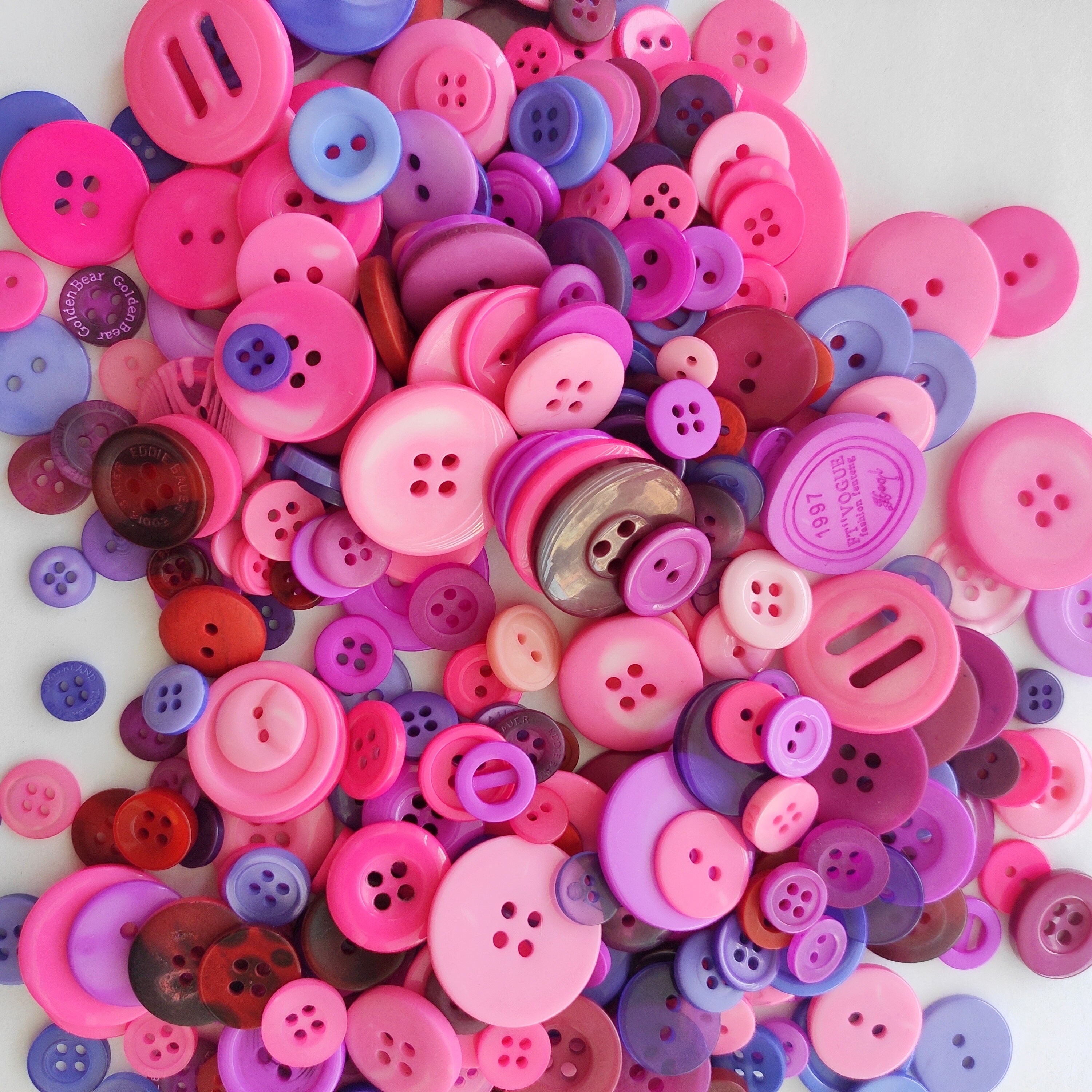 Assorted buttons Mixed bulk set random 50 pcs buttons new Etsy