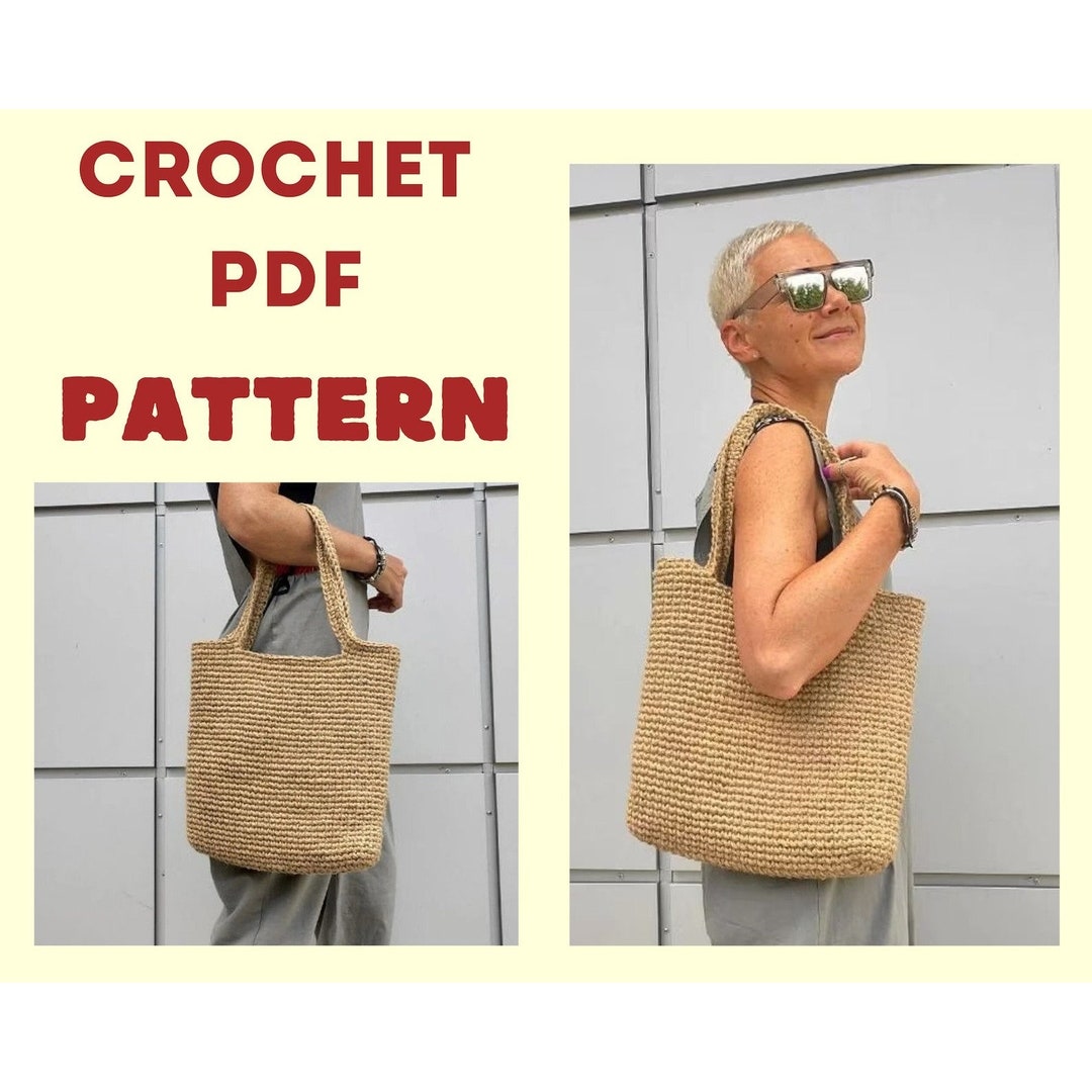 Crochet Bag Pattern Crochet Tote Bag PDF Download - Etsy