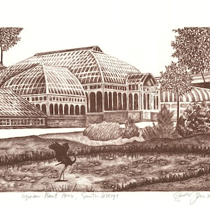 Lyman Plant House, Smith College - Limited Edition Lithograph (unframed)
