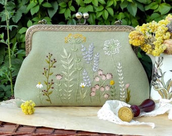 Handmade Photo Lining Purse, Mother of the bride gift, mother of the groom gift, Bridal Clutch Purse, Personalized gift for Mom-M079
