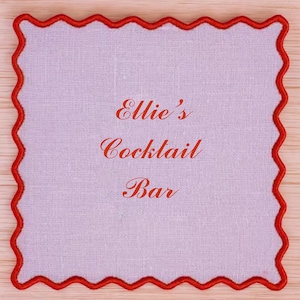 Custom Cocktail Napkin, Custom cocktail napkin set, Personalization, Cocktail Napkins, Phrase Cocktail Napkins, Bar Napkins