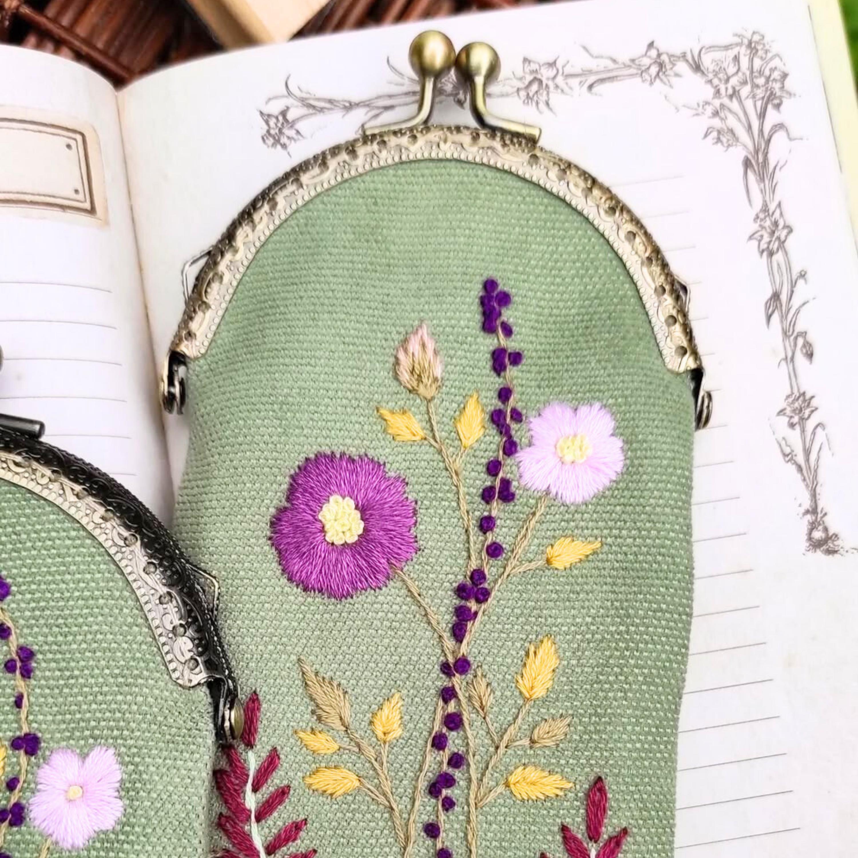 ララ様オーダー専用ページリネン刺繍 エコバッグ メガネケース