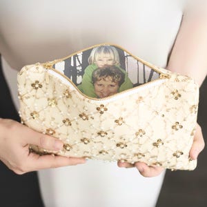 Personalized Picture Clutch | Wedding Photo Purse | Meaningful Gift for Mother of the Bride, Groom or Bridesmaids