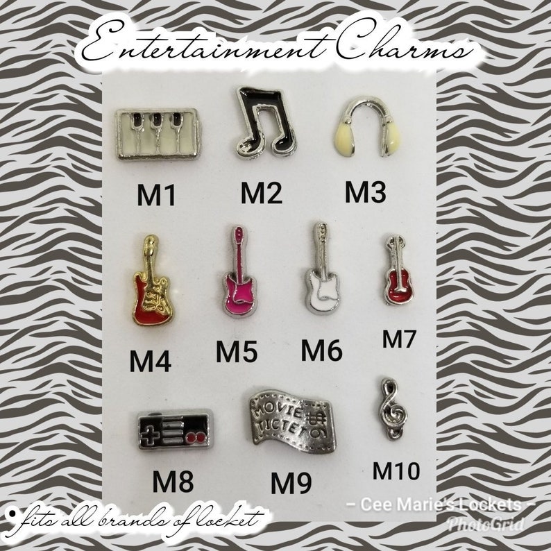 Piano Floating Charms More Music Free shipping on 4 or more Guitar Piano Floating Charms More Music Free shipping on 4 or more Guitar