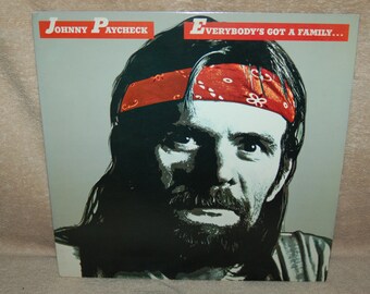 Johnny Paycheck Everybody&#39;s Got A Family LP Record