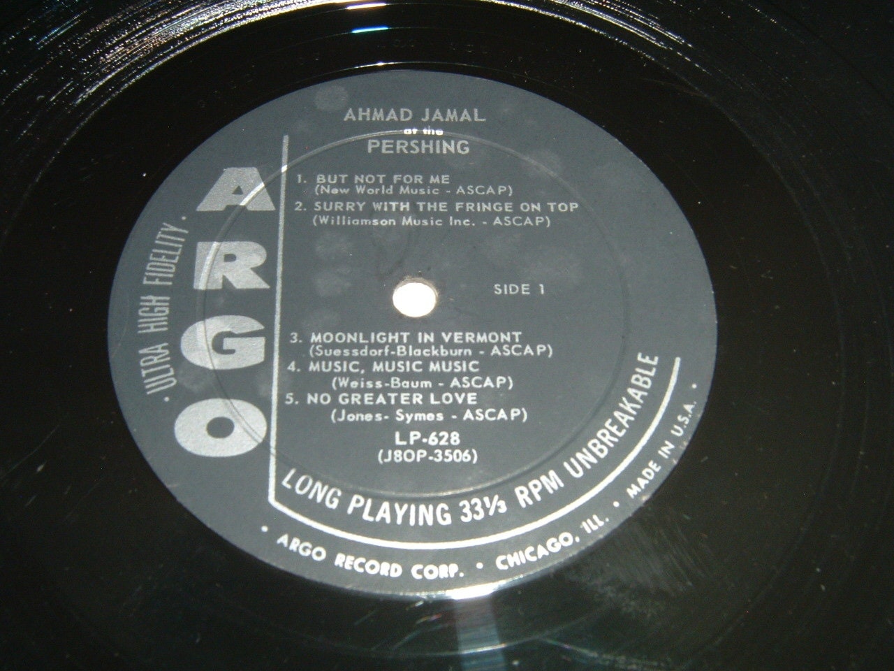 Ahmad Jamal Trio at the Pershing but Not for Me LP Record Etsy