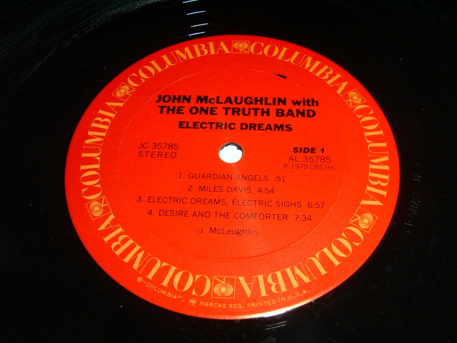 John Mclaughlin With The One Truth Band Electric Dreams LP Etsy