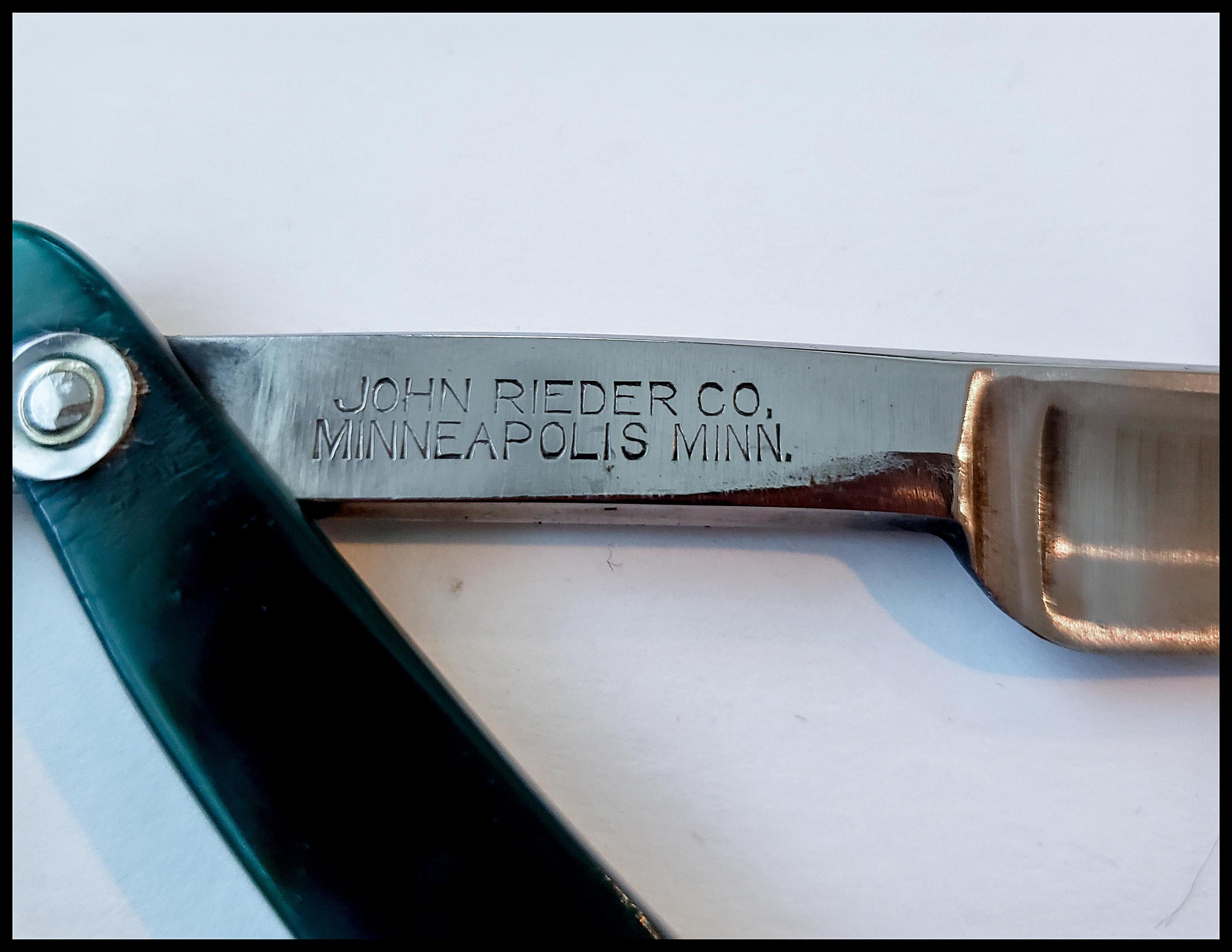 Vintage John Rieder sat Suma Straight Edge Razor - Etsy
