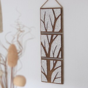 Tree Silhouette String Art Thread Picture Wall Decoration Wood - Etsy