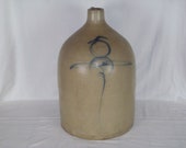 Primitive 5 Bee Sting Stoneware Crock Jug Good Vintage Condition With Real Nice Patina That Displays Well.