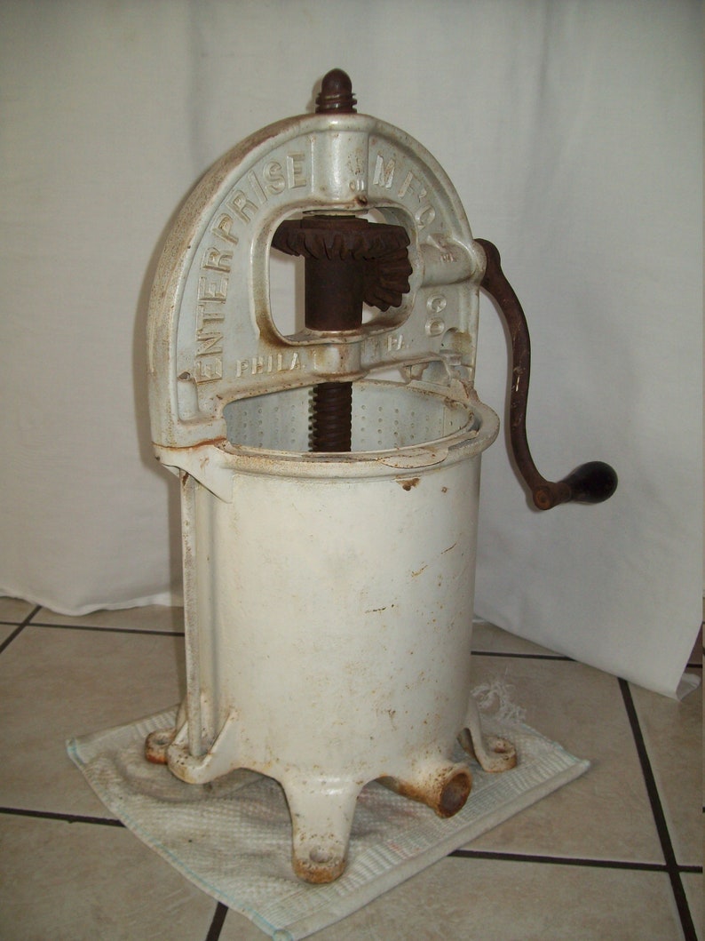 Antique Enterprise MFG Co.Sausage Stuffing Press / Hand Crank Etsy