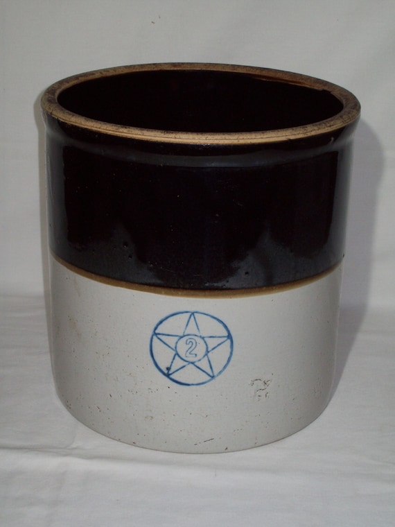 Two-Tone 2 Gallon Crock Two-Tone 2 Gallon Crock