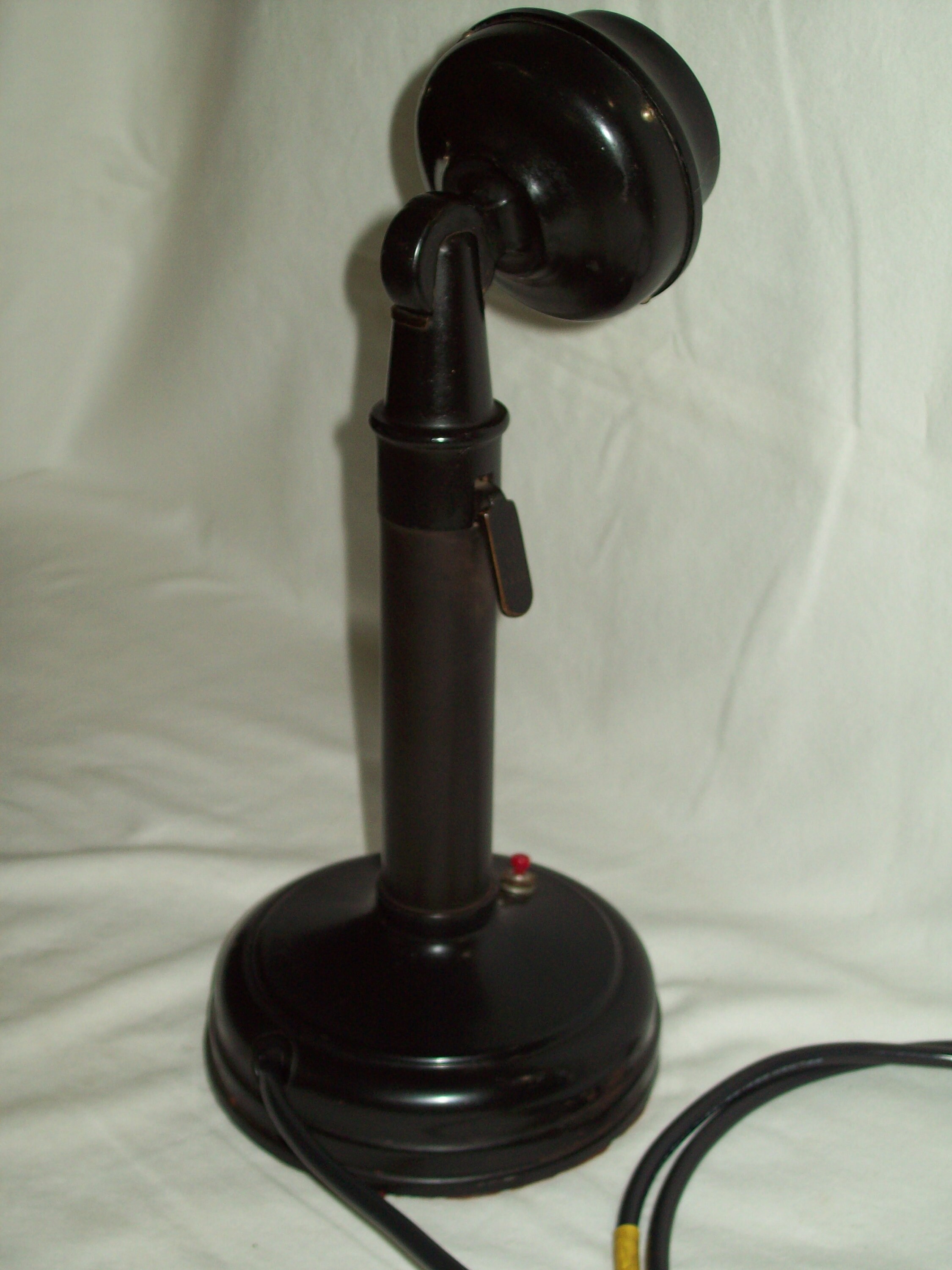 muque テレフォンT Early 1900's T-32 Candle Stick Microphone/transmitter