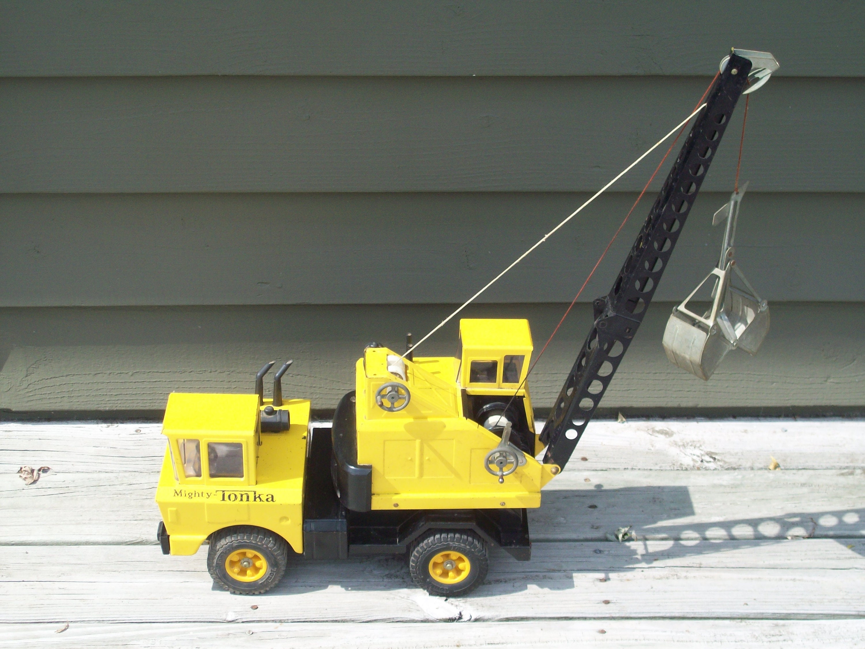 Vintage Tonka Mobile Crane Pressed Steel Truck Comes in   Etsy