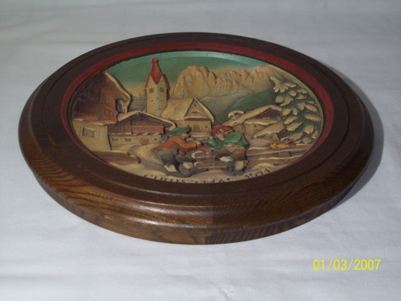 ヴィンテージ 1971 「ANRI」 聖ヤコブのクリスマス グローデン