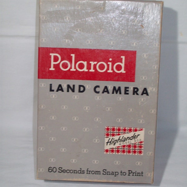 Vintage Polaroid Land Camera Model 80A Comes in The Original Box