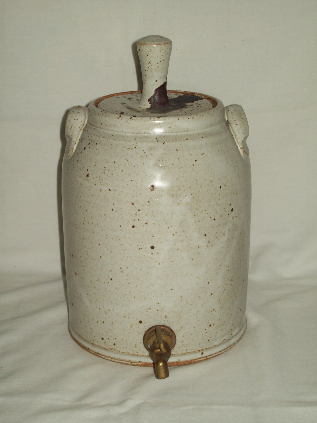 Primitive 1 Gallon Stoneware Water Crock With Spigot This Etsy
