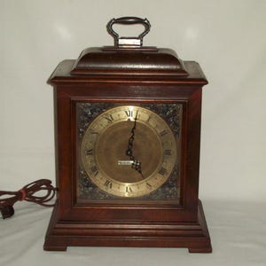 Seth Thomas Antique Carriage Mantle Clock ~ Electric Movement
