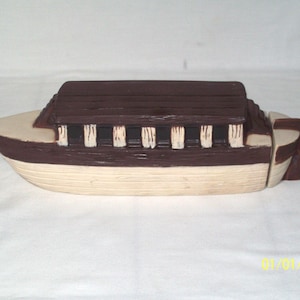 Vintage 1977 Collectible Michter's Canal Boat Whiskey Decanter "Empty Bottle, Sorry"