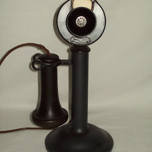 Early 1900&#39;s American Tele & Tell Co. Antique Candlestick Telephone ~ Displays Well !