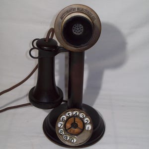 Early 1900&#39;s Automatic Electric Antique Candlestick Dial-Phone ~ Mercedes Dial ~ Rare Piece !