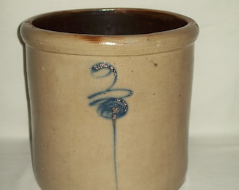 Early Red Wing Primitive #2 Stoneware Crock ~ 
