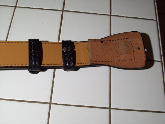Vintage Leather Tactical Police Security Guard Du… - image 8
