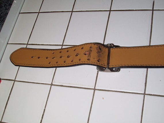 Vintage Leather Tactical Police Security Guard Du… - image 10