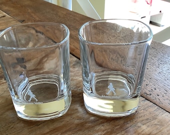 Vintage Johnnie Walker Whisky Tumbler - Walking Man Logo