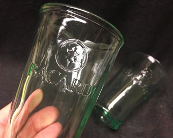Bacardi Glasses Etsy
