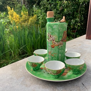 鉄鳥酒樽 Bird Whistling Sake Set - Etsy