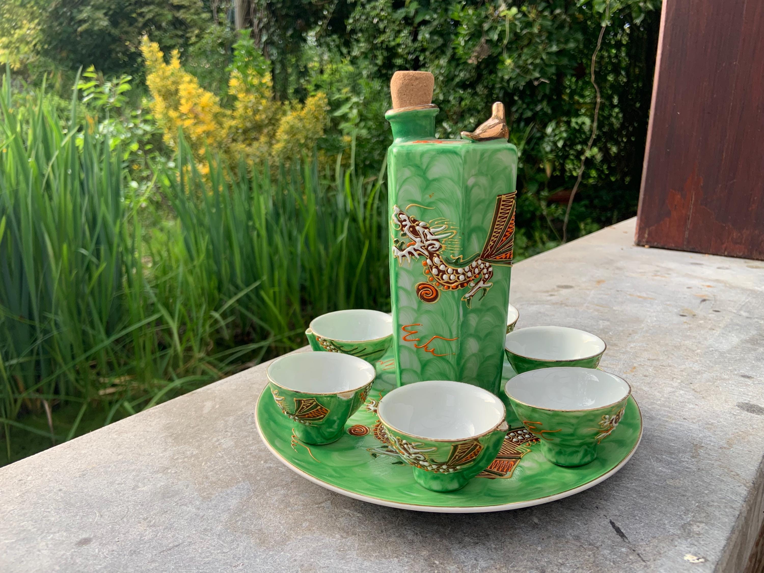 鳥の餌入れ 半筒盃 瀬戸 盃 古道具 アンティーク Bird Whistling Sake Set - Etsy