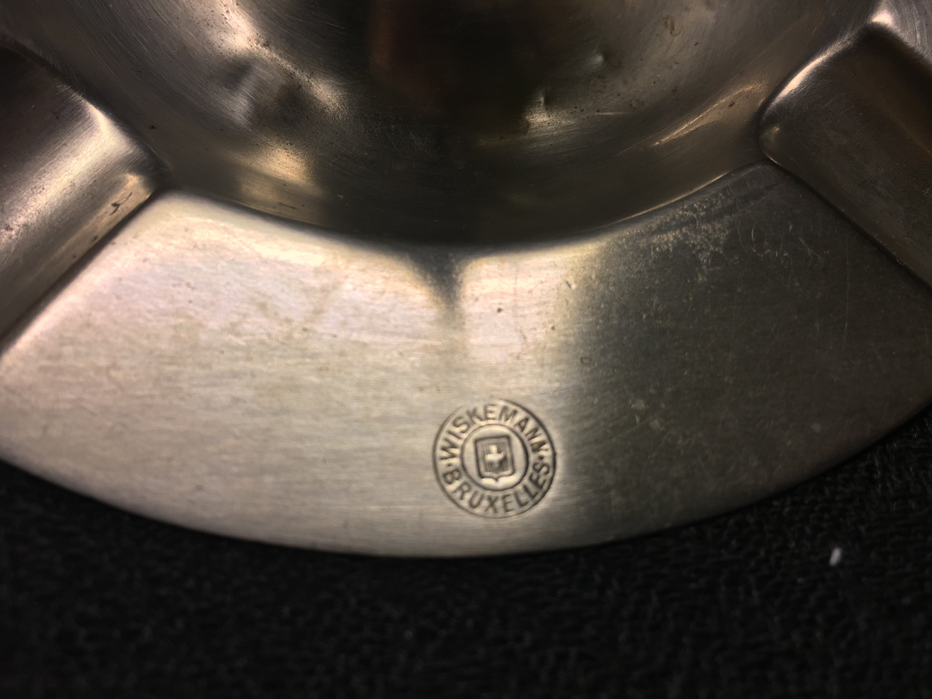 Vintage Antique Silverplated Ashtray and Matchholder by Etsy