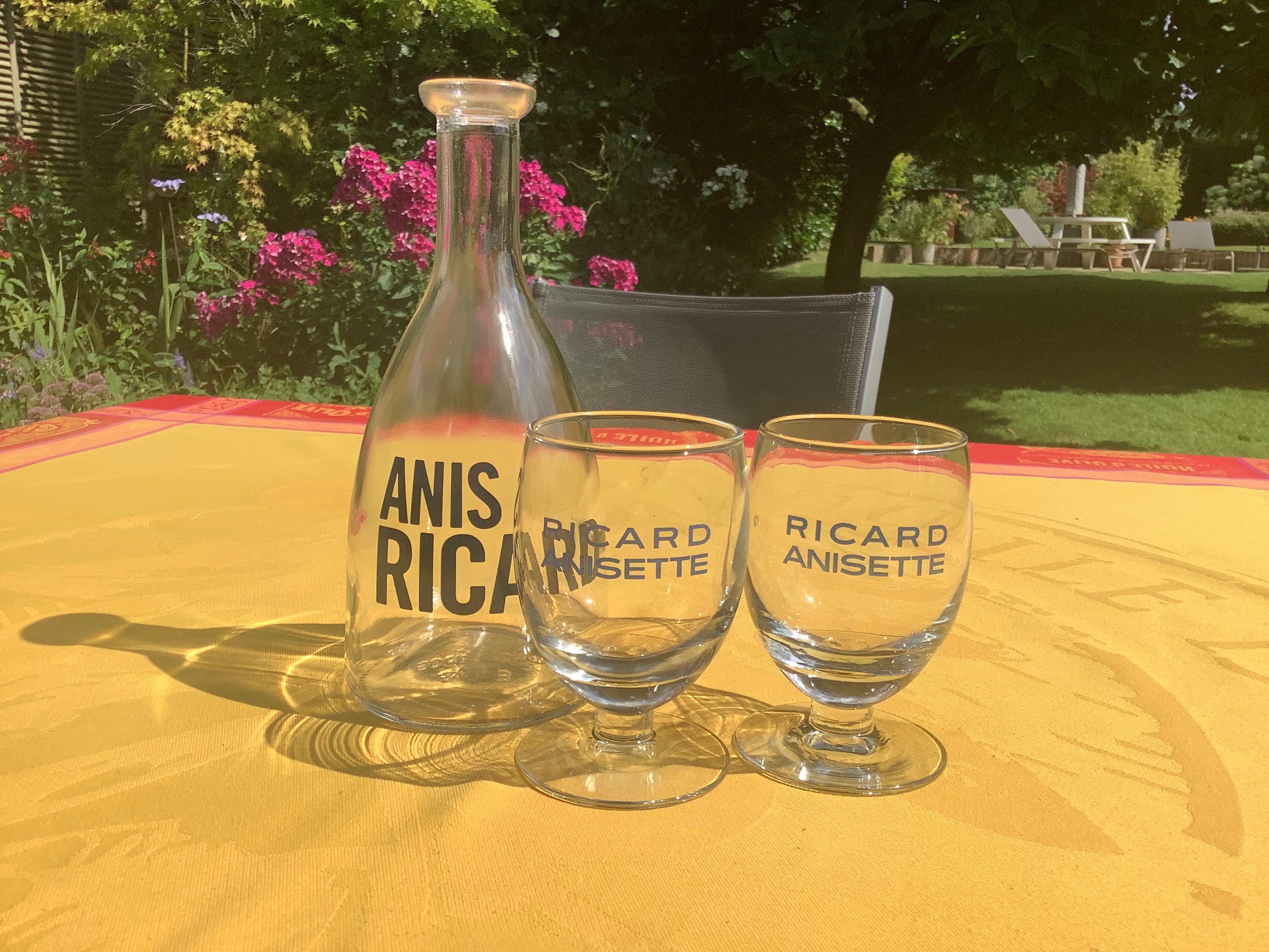 Ricard Vintage French Ricard Water Carafe Bottle With Two Ricard ...