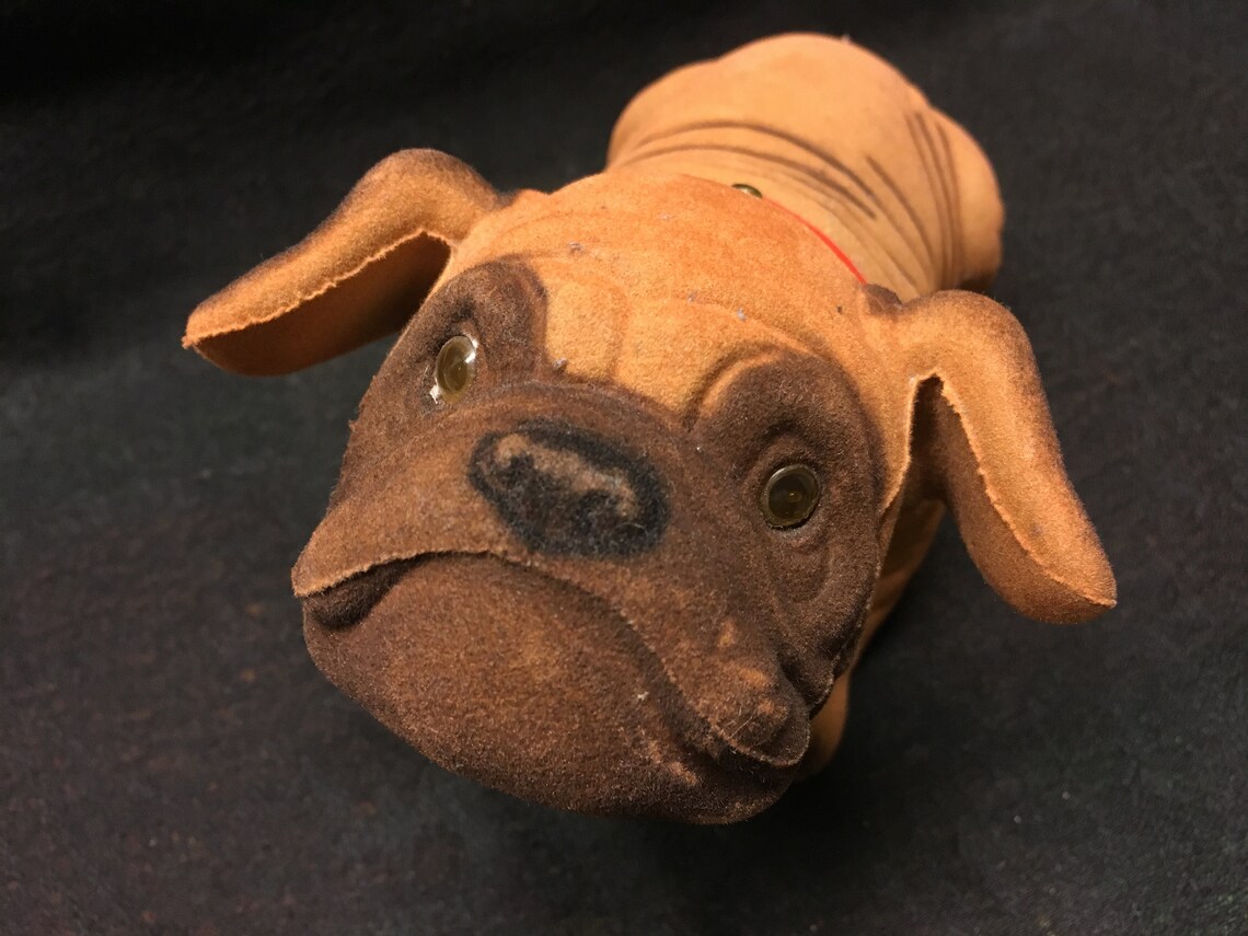 Vintage bobbing head dog nodding dog bobbing bulldog Etsy