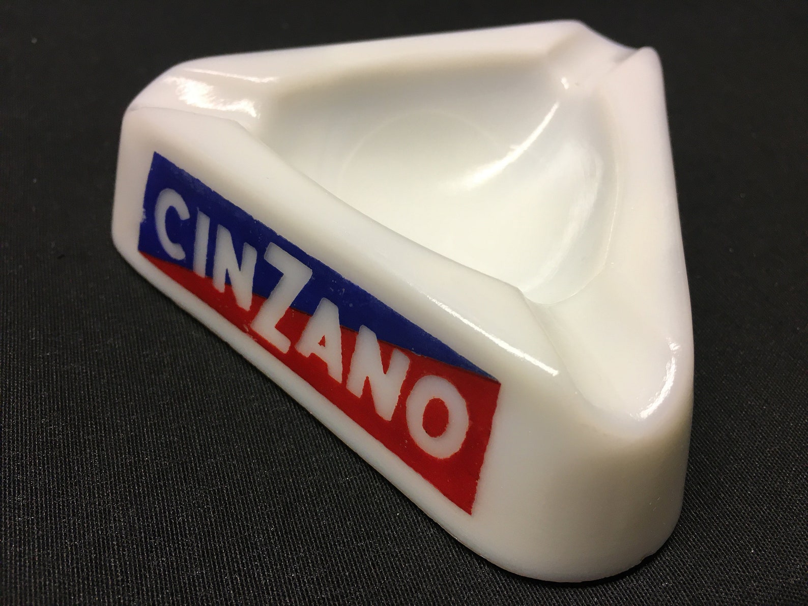 Cinzano Vintage French bistro ashtray advertising Italian | Etsy