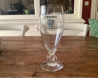 1 elegant Carlsberg elephant glass,