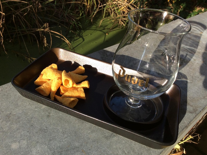 Duvel Tulip Glass with Tray - Thumbnail 5