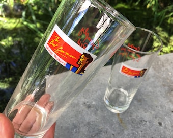 Vintage Johnnie Walker Whisky Glasses – The Best Bartender, Simply Red