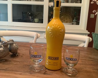 Ricard Vintage French Ricard Anisette Water carafe bottle