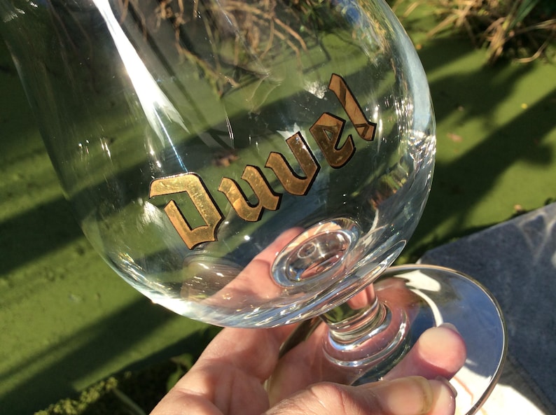 Duvel Tulip Glass with Tray