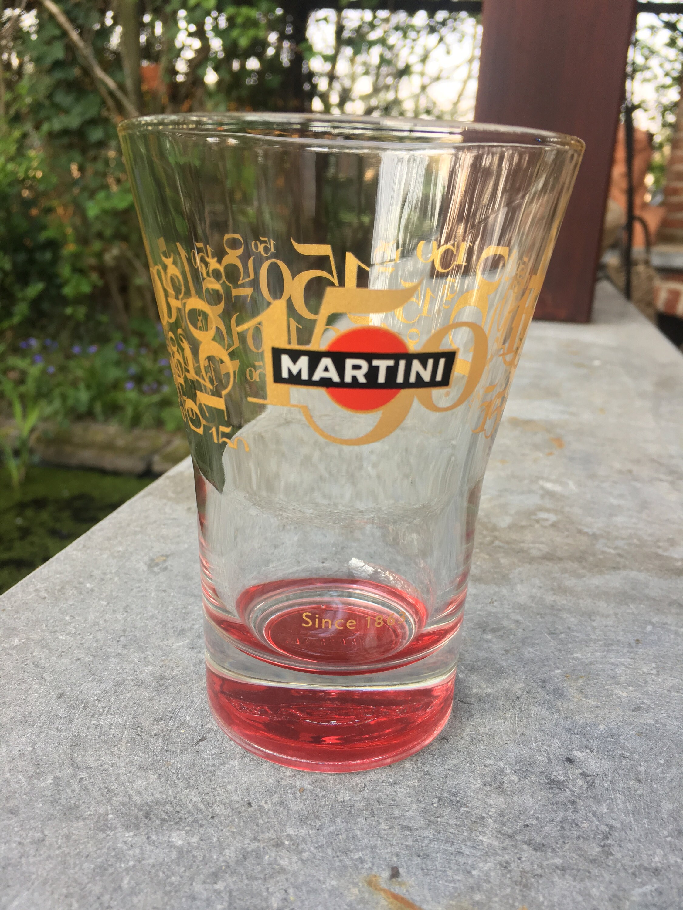 Vintage Martini Glass, 150 Year Anniversary Edition, Martini Collector