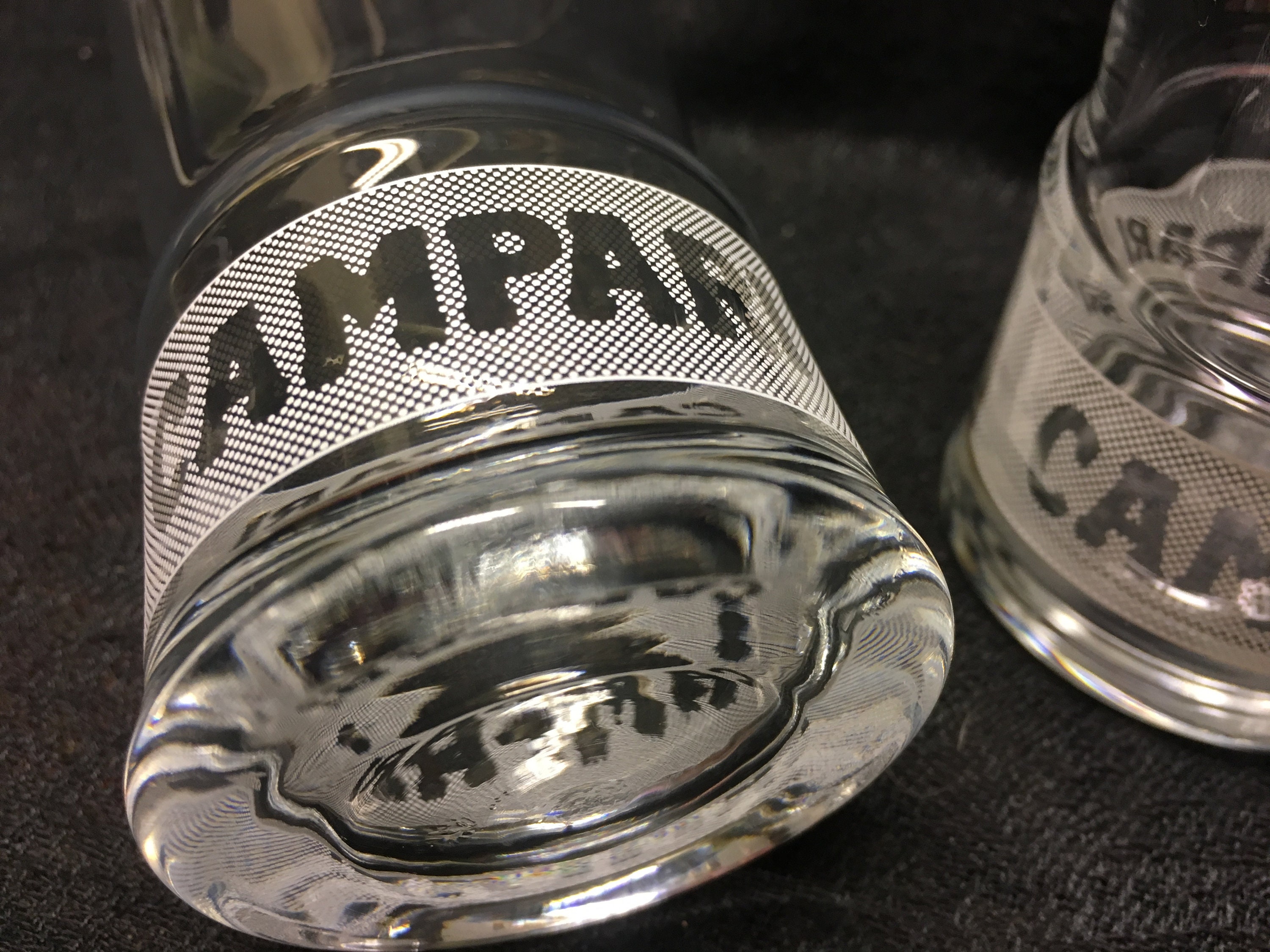 2 Vintage Campari Longdrink Glasses With White Inscription Etsy UK