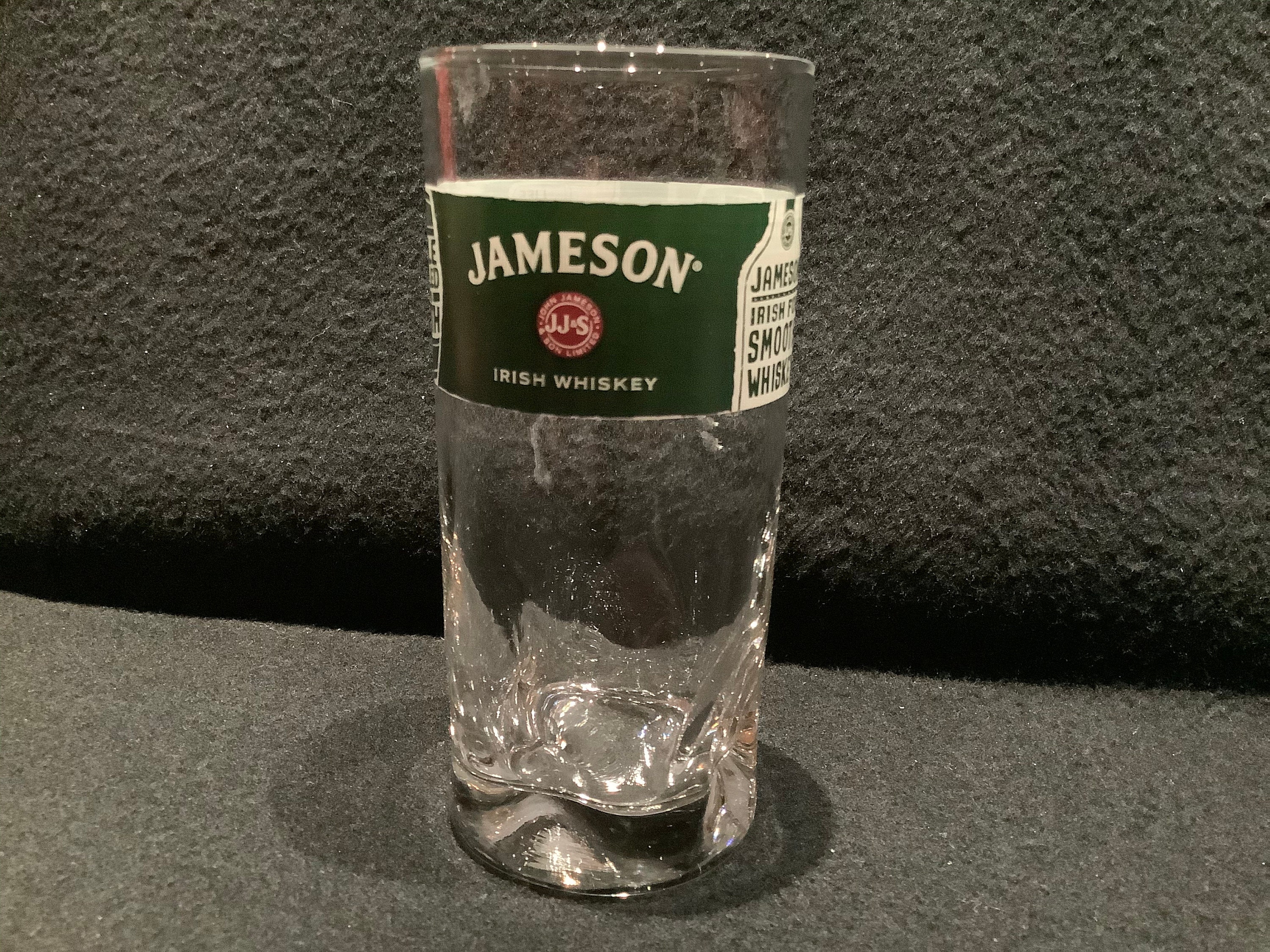 2 Vintage Jameson Irish Whiskey Tumbler Glasses With Green Etsy